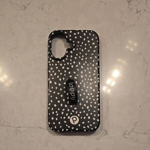 Loopy Case Black and White Polka Dot Phone Case